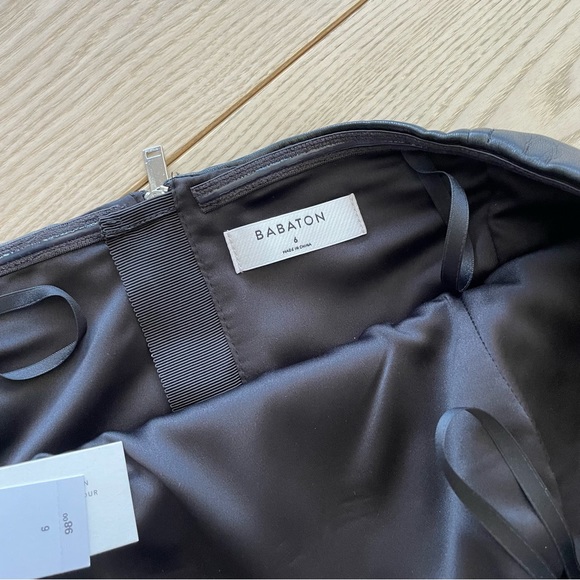 Aritzia Babaton Cindy Faux Leather Bustier - Picture 7 of 9